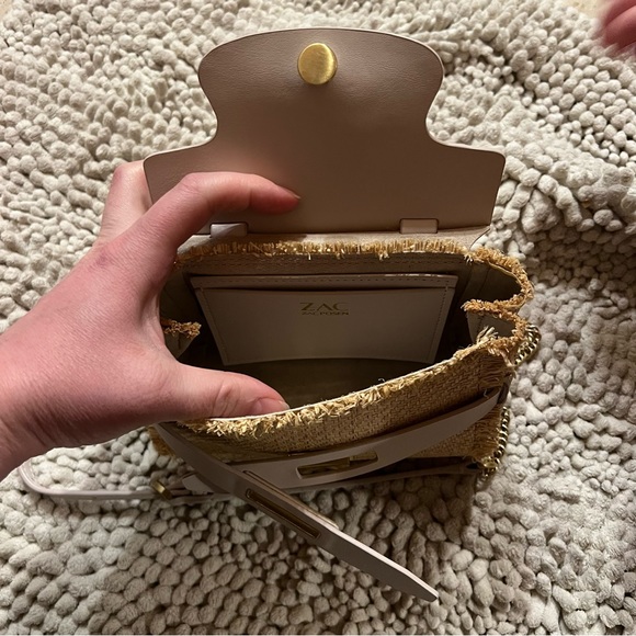 ZAC Zac Posen Brigette Mini Top Handle Crossbody Bag in Multi Rose Quartz - Picture 3 of 4